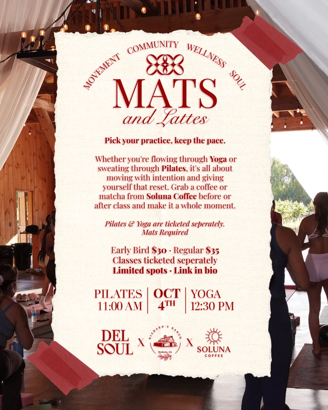 Mats & Lattes — event photo